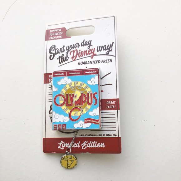 ✨ NWT Limited Edition Hercules Cereal Pin | Disney